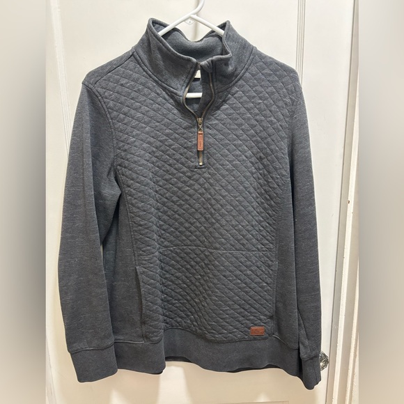 L.L. Bean Tops - LL Bean Women's Quilted Quarter-Zip Pullover